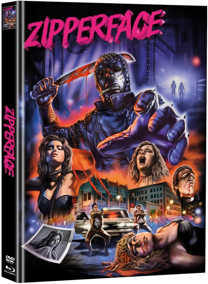 Zipperface (1992) Cover B, Super Spooky Stories, Limited Edition, Mediabook, Blu-ray + DVD