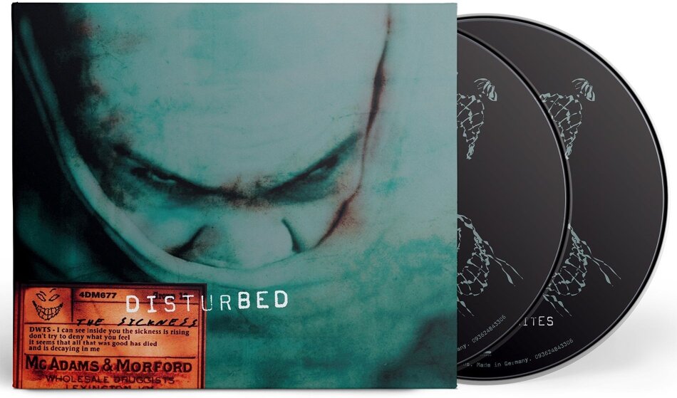 Disturbed - The Sickness 2025 Reissue, Reprise, 25th Anniversary Edition, 2 CDs