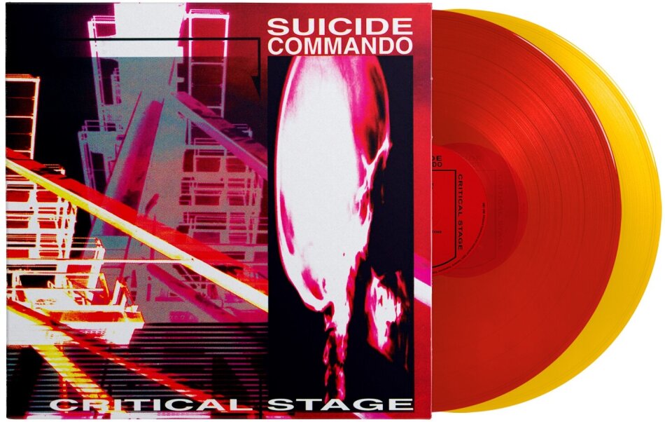 Suicide Commando - Critical Stage 2025 Reissue, Out Of Line Music, Limited Red/Yellow Transparent Vinyl, 2 LP