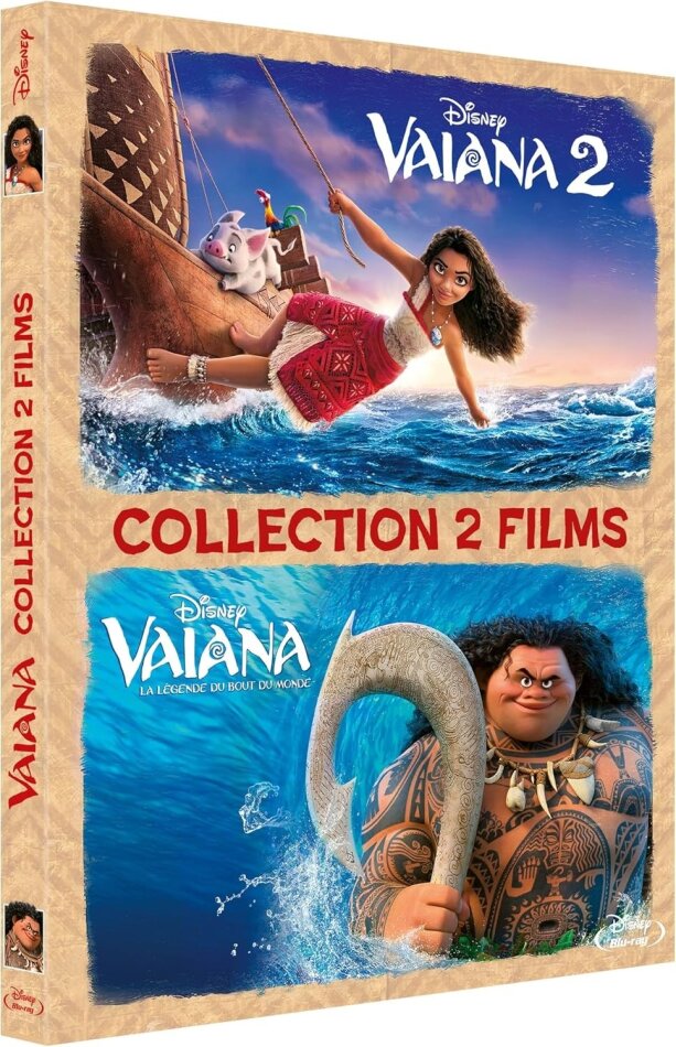Vaiana 2 (2024) / Vaiana, la légende du bout du monde (2016) - Collection 2 Films 2 Blu-rays
