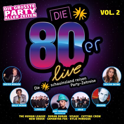 Die 80er Live Vol. 2 - Gr&ouml;&szlig;te Party Aller Zeiten (2 CDs)