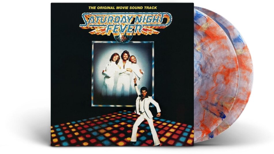 Saturday Night Fever - OST 2025 Reissue, Gatefold, Limited Edition, Red, Orange & Blue Marble Vinyl, 2 LPs