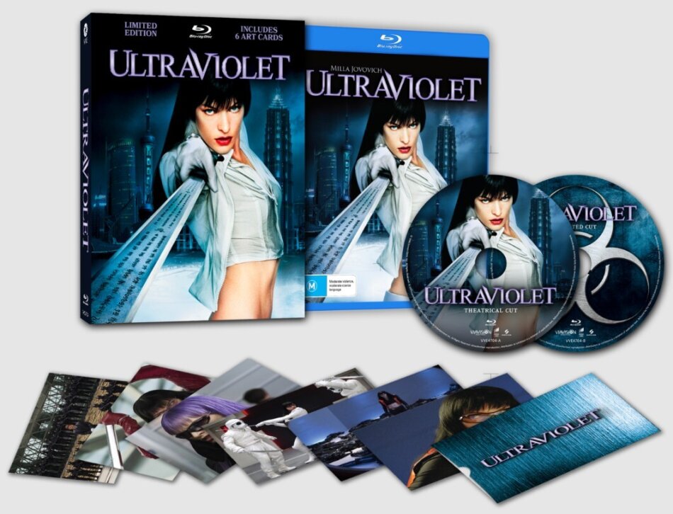 Ultraviolet (2005) Lenticular Hardcase, Unrated Extended Cut, Australian Release, Kinoversion, Limited Edition, 2 Blu-rays