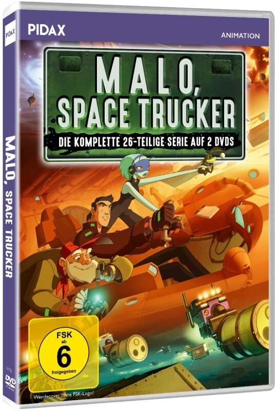 Malo, Space Trucker - Die komplette Serie Pidax Animation, 2 DVDs