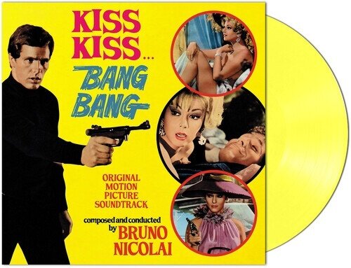 Bruno Nicolai - Kiss Kiss Bang Bang - OST Limited Edition, Yellow Vinyl, LP