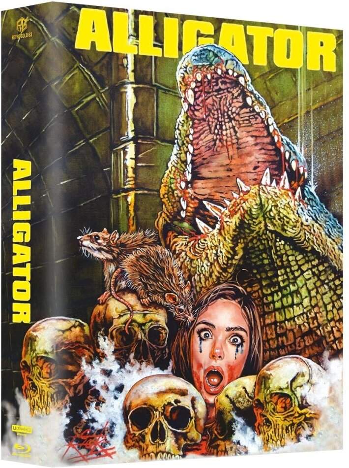 Alligator (1980) Cover A, Limited Edition, Mediabook, 4K Ultra HD + Blu-ray