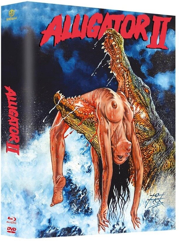 Alligator 2 (1991) Cover A, Limited Edition, Mediabook, Blu-ray + DVD