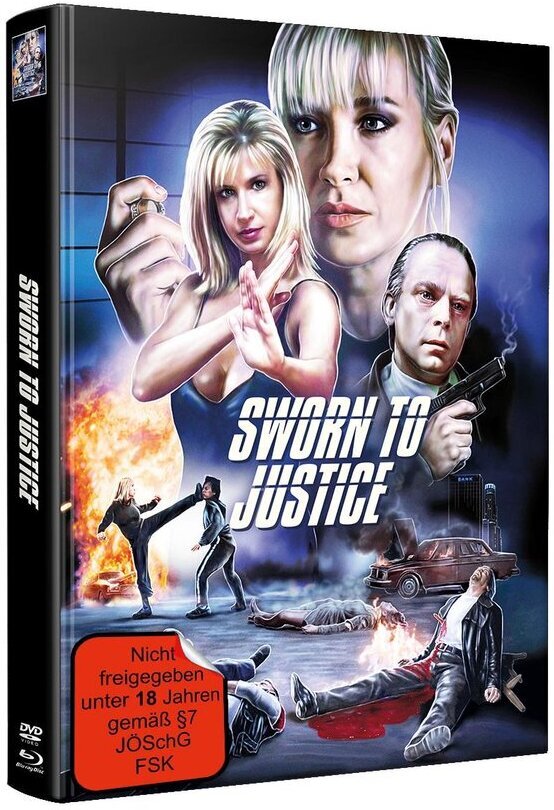 Sworn to Justice (1996) Wattiert, Limited Edition, Mediabook, Blu-ray + DVD
