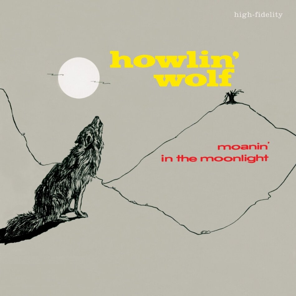 Howlin' Wolf - Moanin In The Moonlight 2025 Reissue, Wax Time, Bonustracks, Limited Edition, Clear Vinyl, LP