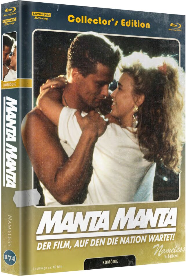 Manta Manta (1991) Cover C, Limited Collector's Edition, Mediabook, 4K Ultra HD + Blu-ray