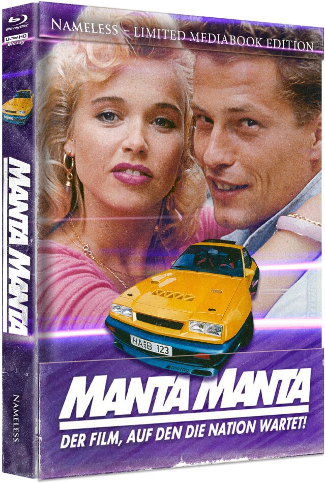 Manta Manta (1991) Cover A, Limited Edition, Mediabook, 4K Ultra HD + Blu-ray