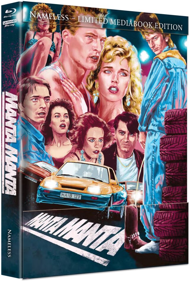Manta Manta (1991) Cover B, Limited Edition, Mediabook, 4K Ultra HD + Blu-ray