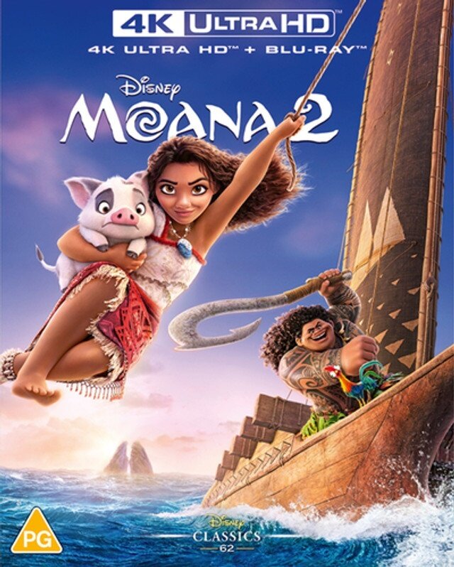 Moana 2 (2024) Disney Classics, 4K Ultra HD + Blu-ray