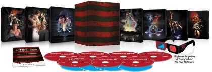 A Nightmare On Elm Street 1-7: Collection - The Original First 7 Nightmares! (Limited Edition, Steelbook, 7 4K Ultra HDs + 7 Blu-rays)