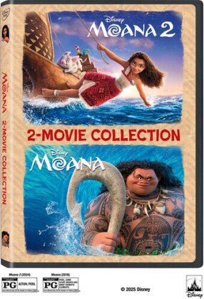 Moana (2016) / Moana 2 (2024) - 2-Movie Collection (2 DVDs)
