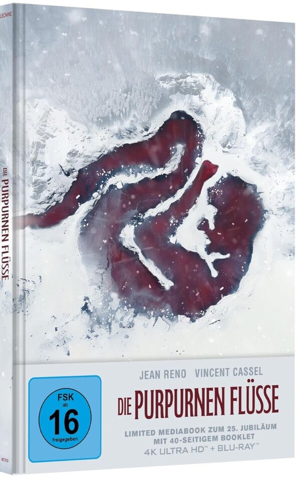 Die purpurnen Flüsse (2000) 25th Anniversary Limited Edition, Mediabook, 4K Ultra HD + Blu-ray
