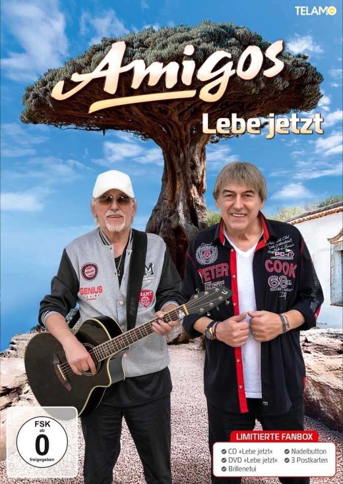 Amigos - Lebe jetzt Limitierte Fanbox Edition, CD + DVD