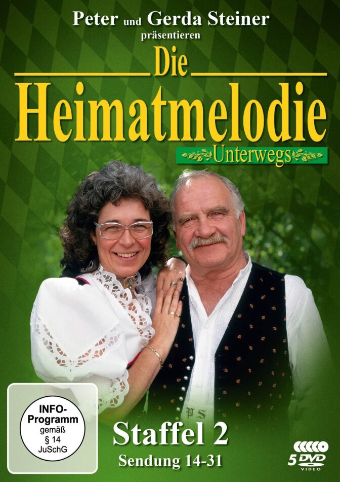 Peter und Gerda Steiner präsentieren: Die Heimatmelodie - Staffel 2 5 DVDs