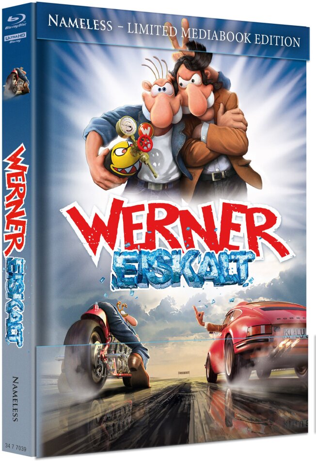 Werner - Eiskalt! (2010) Cover A, Limited Edition, Mediabook, 4K Ultra HD + Blu-ray