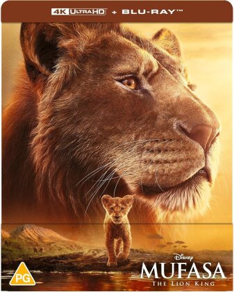 Mufasa: The Lion King (2024) (Limited Edition, Steelbook, 4K Ultra HD + Blu-ray)