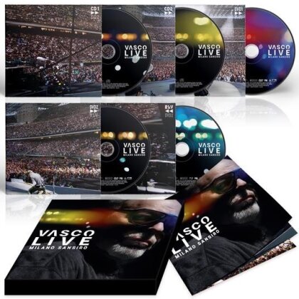 Vasco Rossi - Vasco Live Milano Sansiro (2 CDs + 2 DVDs + Blu-ray)