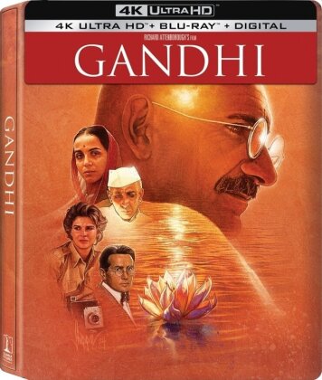Gandhi (1982) (Limited Edition, Steelbook, 4K Ultra HD + Blu-ray)