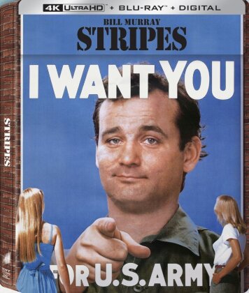 Stripes (1981) (Limited Edition, Steelbook, 4K Ultra HD + Blu-ray)