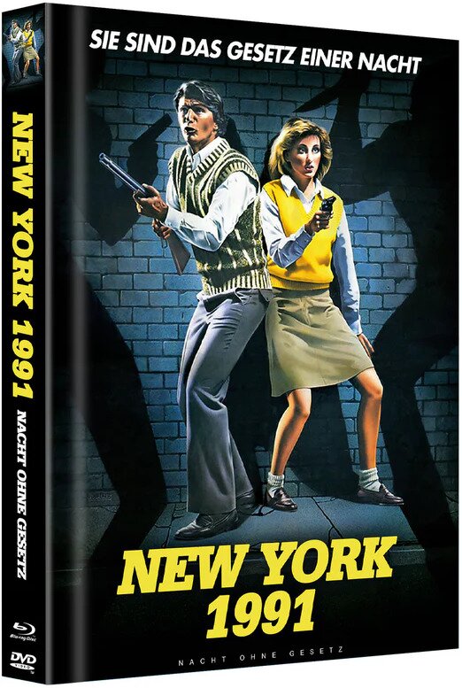 New York 1991 - Nacht ohne Gesetz (1983) Cover B, Limited Edition, Mediabook, Blu-ray + DVD
