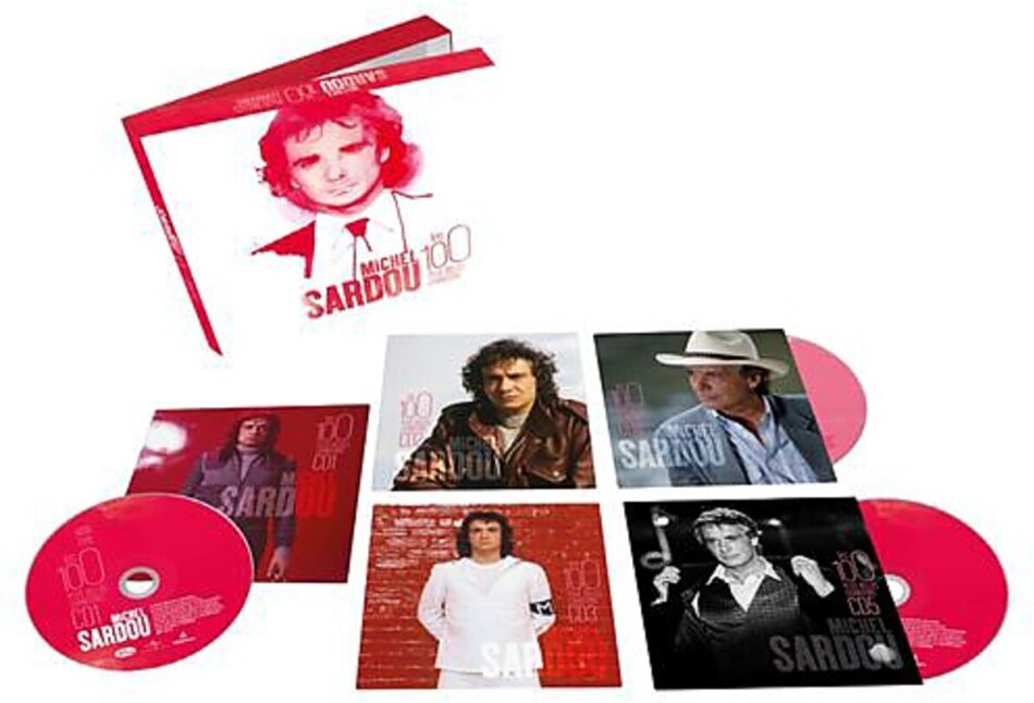 Michel Sardou - Les 100 plus belles chansons Mercury Records, 5 CDs