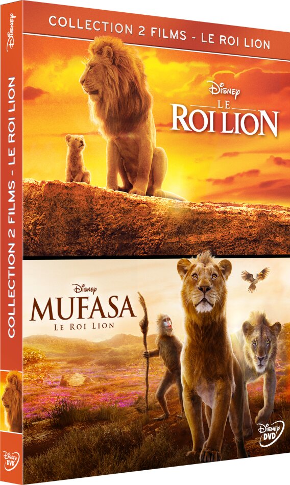 Le Roi Lion (2019) / Mufasa: Le Roi Lion (2024) - Collection 2 Films 2 DVDs