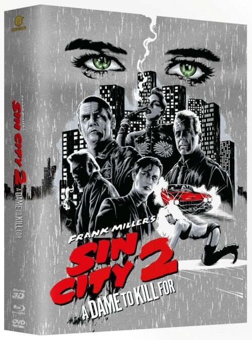 Sin City 2: A Dame to Kill For (2014) Cover B, Limited Edition, Mediabook, Blu-ray 3D + Blu-ray + DVD