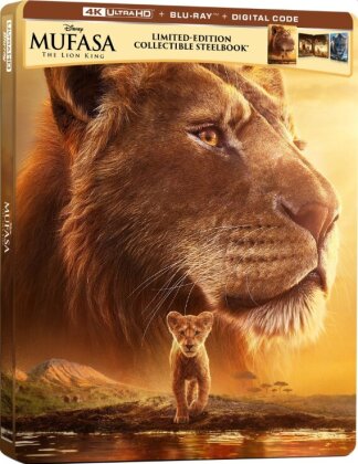 Mufasa: The Lion King (2024) (Limited Edition, Steelbook, 4K Ultra HD + Blu-ray)