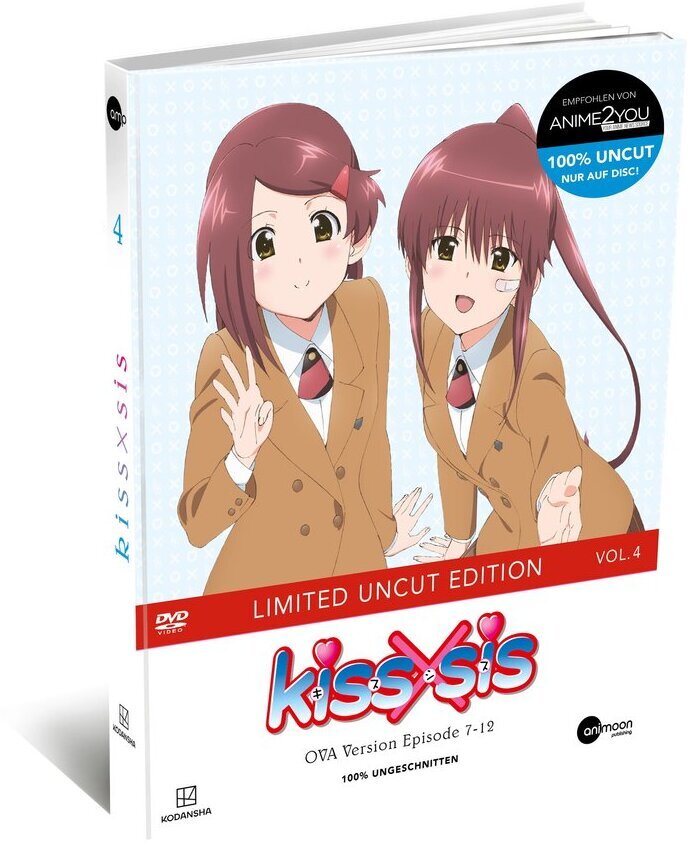 Kiss x Sis - Vol. 4 - OVA Version Episode 7-12 Limited Edition, Mediabook, Uncut