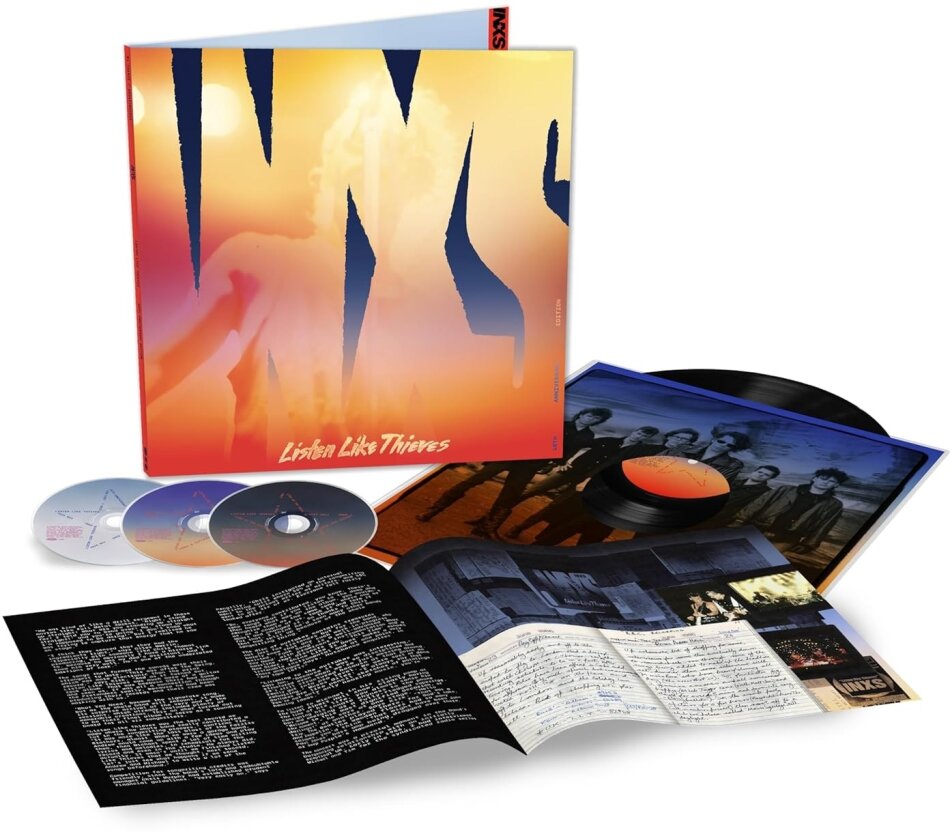 INXS - Listen Like Thieves 2025 Reissue, 2025 Mix, Universal, 40th Anniversary Edition, Deluxe Edition, 3 CDs + LP