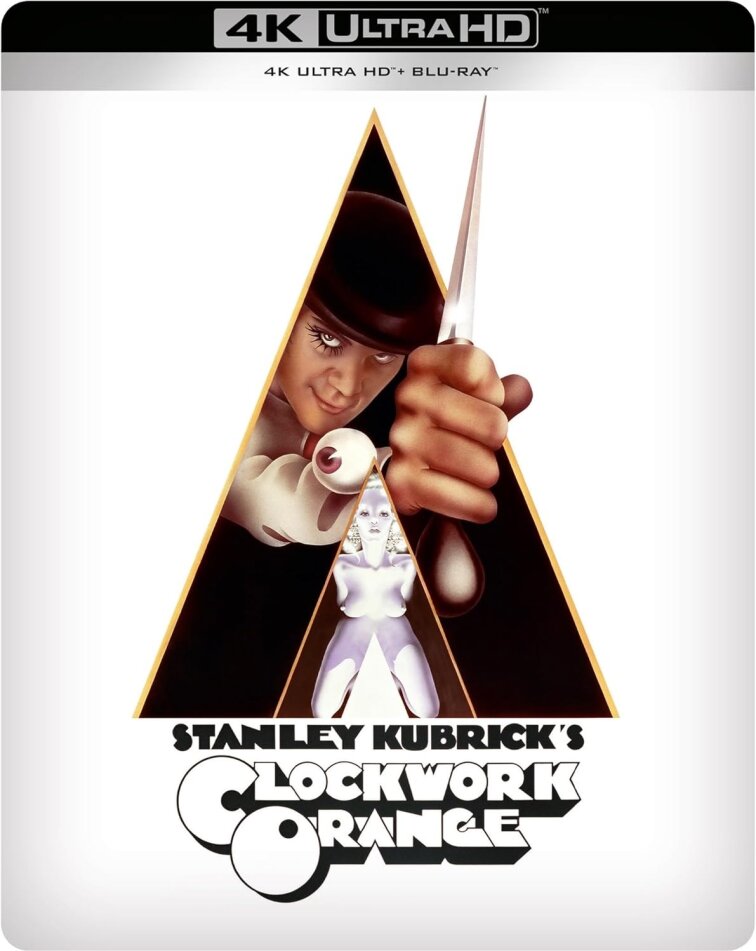 Clockwork Orange (1971) Limited Edition, Steelbook, 4K Ultra HD + Blu-ray