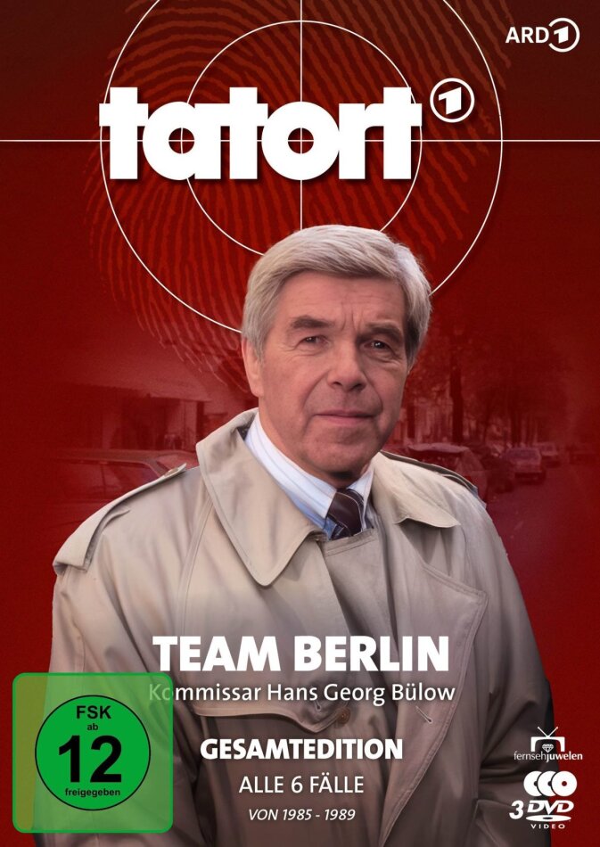 Tatort Berlin - Kommissar Hans Georg Bülow - Alle 6 Fälle Gesamtedition, 3 DVDs