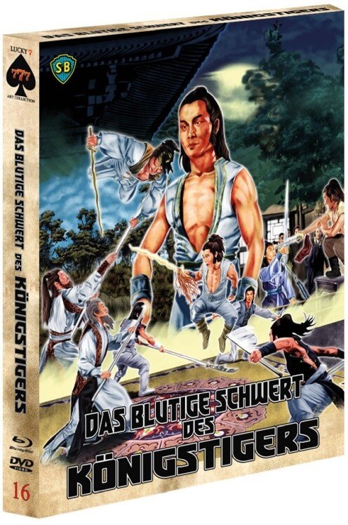 Das blutige Schwert des Königstigers (1981) Full Sleeve Scanavo-Box, + Bierfilz, Shaw Brothers, Limited Edition, Blu-ray + DVD