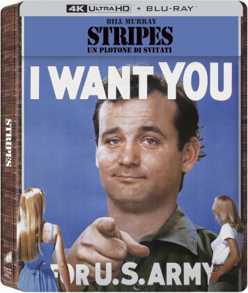 Stripes - Un plotone di svitati (1981) (Limited Edition, Steelbook, 4K Ultra HD + Blu-ray)