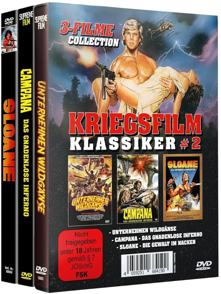 Kriegsfilm Klassiker 02 - 3-Filme Collection 3 DVDs