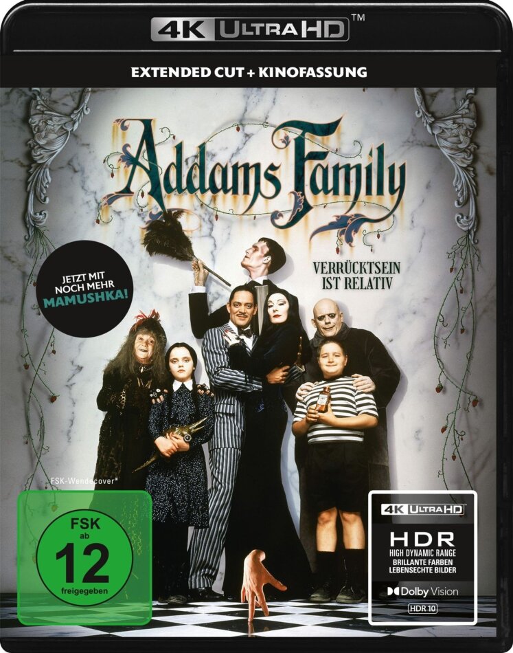 Addams Family (1991) Extended Edition, Kinoversion