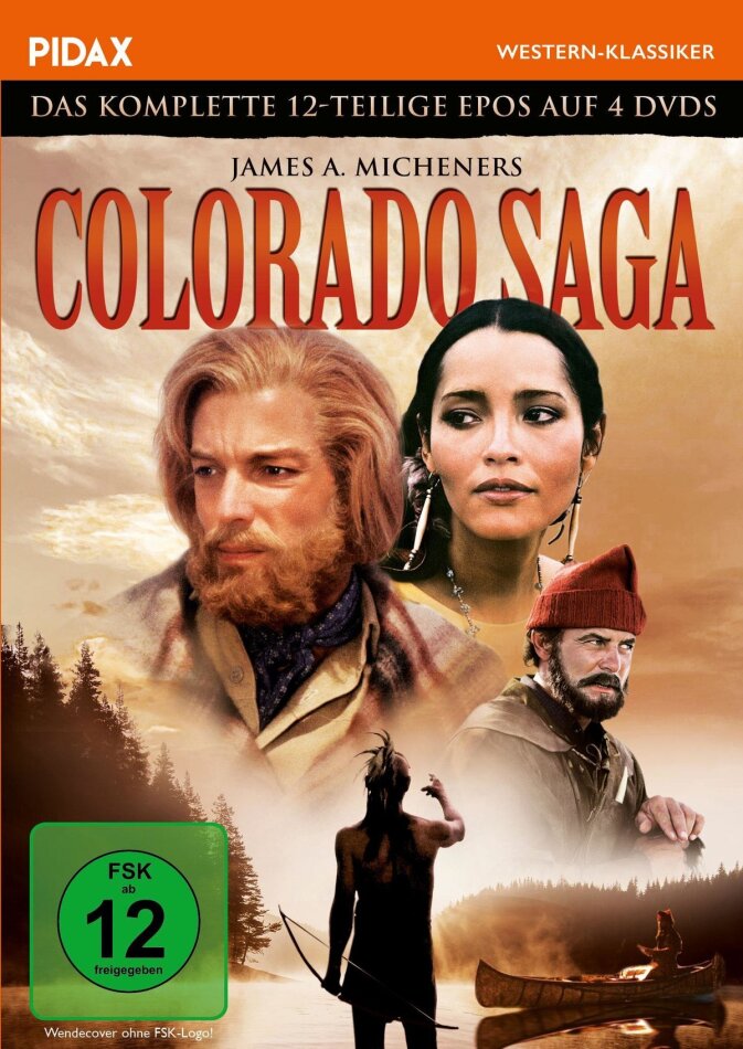 Colorado Saga - Das komplette 12-teilige Epos Pidax Western-Klassiker, 4 DVDs