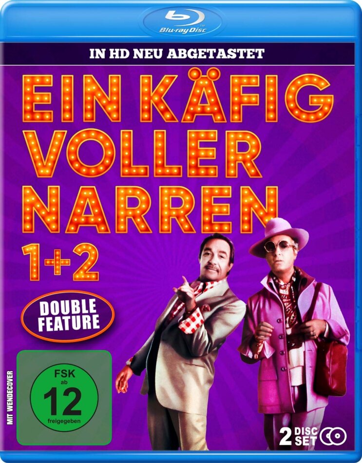 Ein Käfig voller Narren 1+2 In HD neu abgetastet, Double Feature, 2 Blu-rays