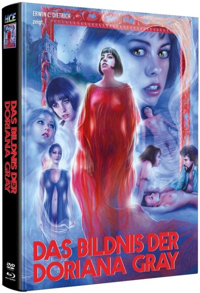 Das Bildnis der Doriana Gray (1976) Wattiert, Limited Edition, Mediabook, Uncut, Blu-ray + DVD