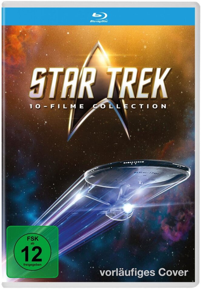 Star Trek 1-10 Neuauflage, 11 Blu-rays