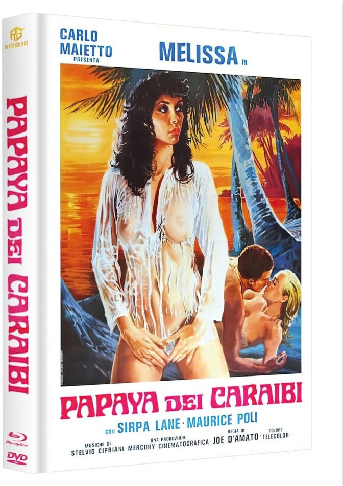 Papaya dei Caraibi (1978) Cover B, Limited Edition, Mediabook, Blu-ray + DVD
