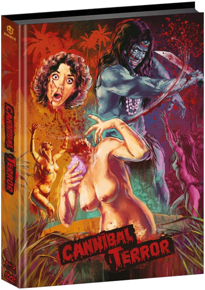 Cannibal Terror (1980) Cover A, Wattiert, Limited Edition, Mediabook, Blu-ray + DVD