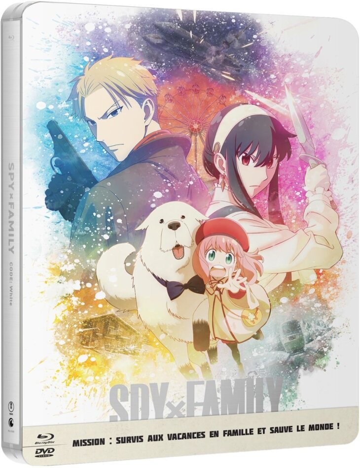 Spy x Family - Code: White - Le Film (2023) Limited Edition, Steelbook, Blu-ray + DVD