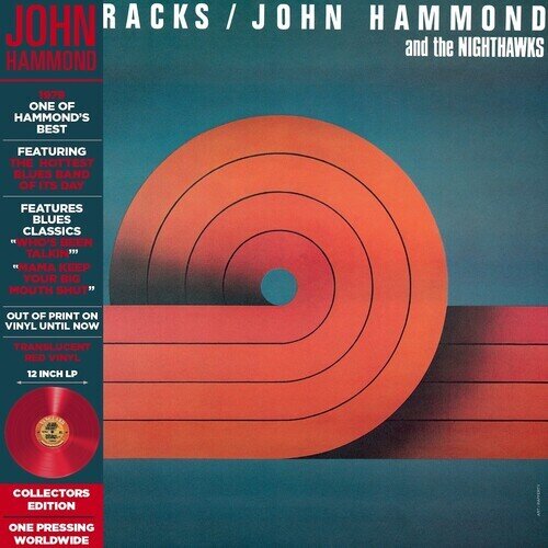 John Hammond & The Nighthawks - Hot Tracks Culture Factory USA, 2025 Reissue, Deluxe Edition, Limited Edition, Red Vinyl, LP