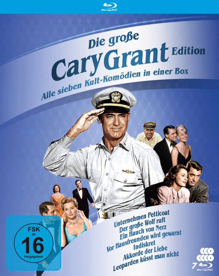 Cary Grant Box Neuauflage, 6 Blu-rays