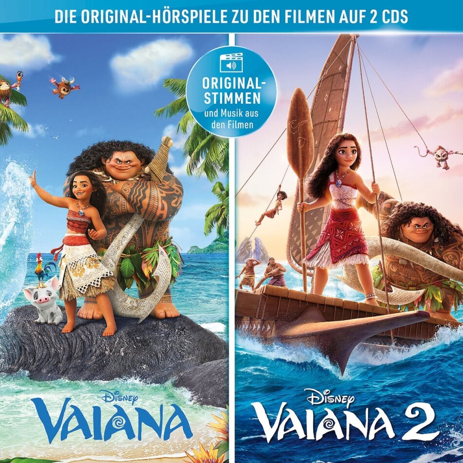 Vaiana - Vaiana/Vaiana 2 (Hörspiel) 2 CDs